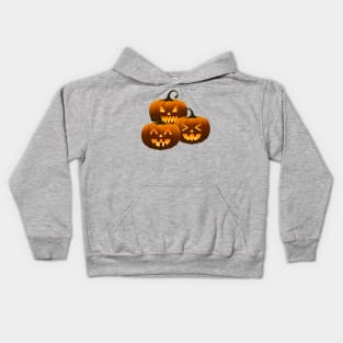 Halloween pumpkins Kids Hoodie